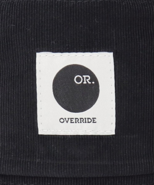 OVERRIDE(オーバーライド)の「OVERRIDE CORDUROY BUCKET / オーバーライド(ハット・メンズ・ブラック/ブルー/グレー/ベージュ・58cm/60cm/62cm)」の11枚目の写真