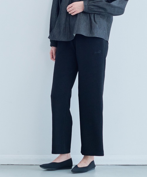 Arnold Palmer（アーノルドパーマー）の「カットジャガード リラックス ストレートパンツ（その他パンツ・レディース・ブラウン/ブラック・S/M/L）」の8枚目の写真