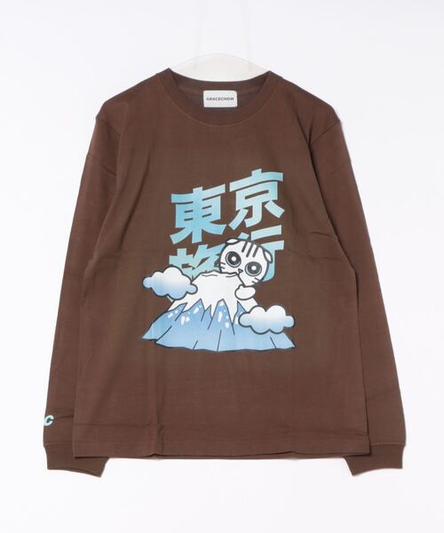【セール】《Grace Chow/グレース チョウ》Graphic/Design L/S T（Tシャツ/カットソー）｜B.I.D.（ビーアイディー）