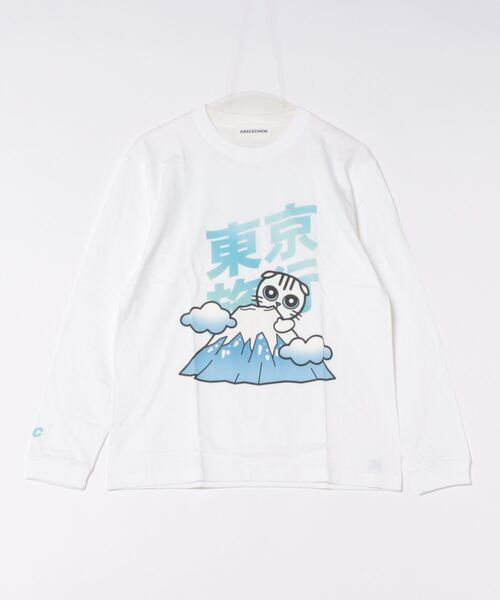 【セール】《Grace Chow/グレース チョウ》Graphic/Design L/S T（Tシャツ/カットソー）｜B.I.D.（ビーアイディー）