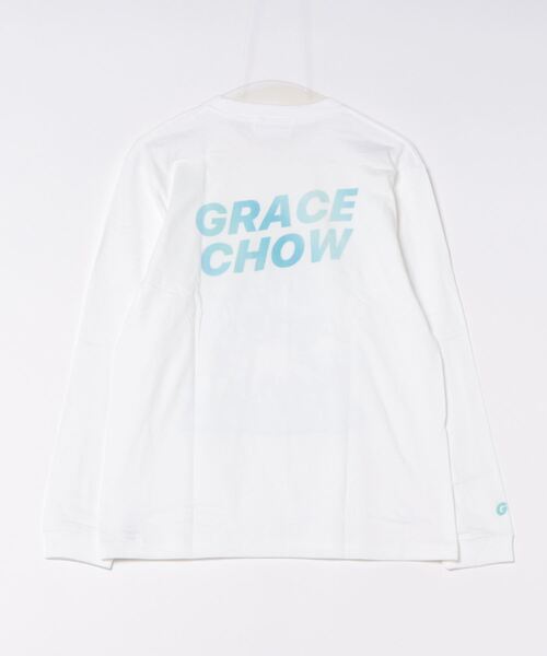 【セール】《Grace Chow/グレース チョウ》Graphic/Design L/S T（Tシャツ/カットソー）｜B.I.D.（ビーアイディー）