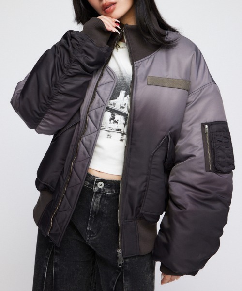 LAGUA GEM（ラグアジェム）の「GRADATION MA-1（MA-1）」 - WEAR