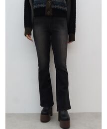 EVRIS | ヴィンテージライクストレッチフレアデニムパンツ(デニムパンツ)