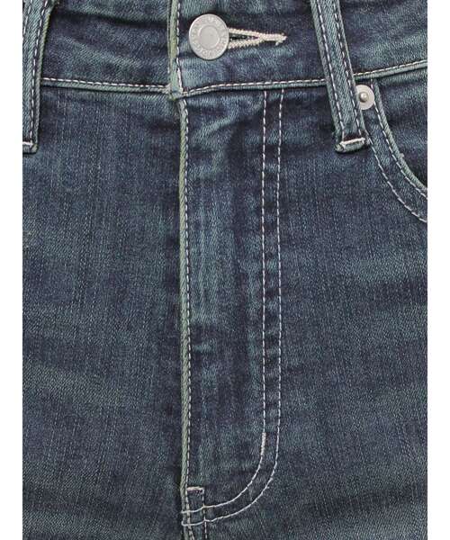EVRIS(エヴリス)の「ヴィンテージライクストレッチフレアデニムパンツ(デニムパンツ・レディース・ブラック/インディゴブルー・MEDIUM/SMALL)」の15枚目の写真