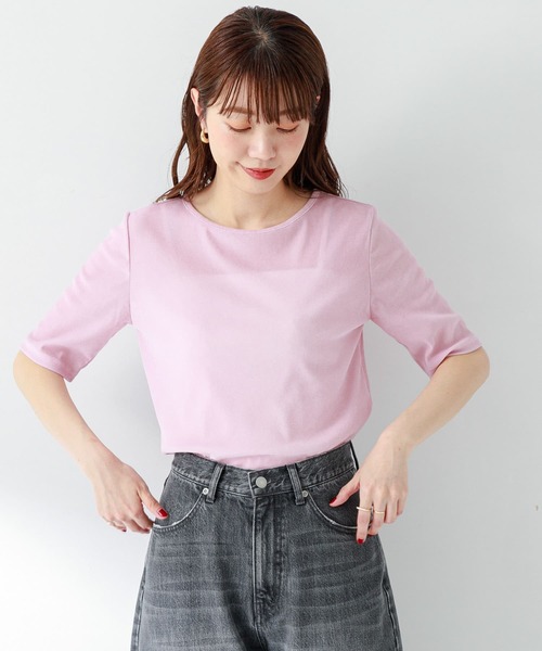 URBAN RESEARCH Sonny Label（アーバンリサーチサニーレーベル）の「フロッキーチュールTシャツ（Tシャツ/カットソー・レディース・ピンク/オフホワイト/グレー・FREE）」の20枚目の写真