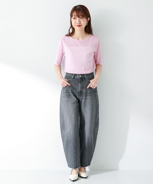 URBAN RESEARCH Sonny Label（アーバンリサーチサニーレーベル）の「フロッキーチュールTシャツ（Tシャツ/カットソー・レディース・ピンク/オフホワイト/グレー・FREE）」の17枚目の写真