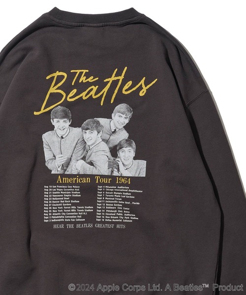 The Beatles（ザビートルズ）の「【THE BEATLES/ザ ビートルズ】ツアーフォトプリントスウェットトレーナー / グラフィックバックプリントプルオーバー（スウェット・レディース・オフホワイト/チャコールグレー/ライトグレー・MEDIUM/LARGE/X-LARGE）」の14枚目の写真