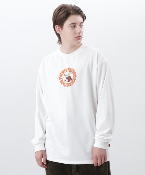 MANASTASH(マナスタッシュ)の「MANASTASH/マナスタッシュ/RE:POLY L/S TEE 24HRS(Tシャツ/カットソー・メンズ・グリーン系その他3/ホワイト/ブラック・L/S/M/XL)」の11枚目の写真