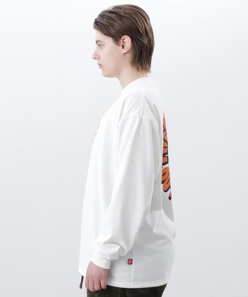 MANASTASH(マナスタッシュ)の「MANASTASH/マナスタッシュ/RE:POLY L/S TEE 24HRS(Tシャツ/カットソー・メンズ・グリーン系その他3/ホワイト/ブラック・L/S/M/XL)」の14枚目の写真