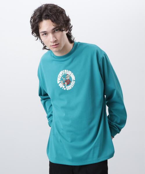 MANASTASH(マナスタッシュ)の「MANASTASH/マナスタッシュ/RE:POLY L/S TEE 24HRS(Tシャツ/カットソー・メンズ・グリーン系その他3/ホワイト/ブラック・L/S/M/XL)」の22枚目の写真