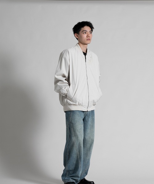 aimoha(アイモハ)の「【aimoha neo】Stylish Casual MA-1(MA-1・メンズ・オレンジ/グリーン/ブラック/オフホワイト・MEDIUM/LARGE/X-LARGE/XX-LARGE/XXX-LARGE)」の7枚目の写真