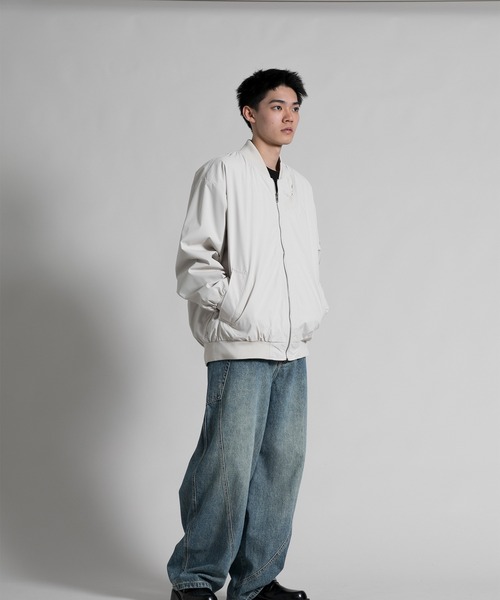 aimoha(アイモハ)の「【aimoha neo】Stylish Casual MA-1(MA-1・メンズ・オレンジ/グリーン/ブラック/オフホワイト・MEDIUM/LARGE/X-LARGE/XX-LARGE/XXX-LARGE)」の8枚目の写真