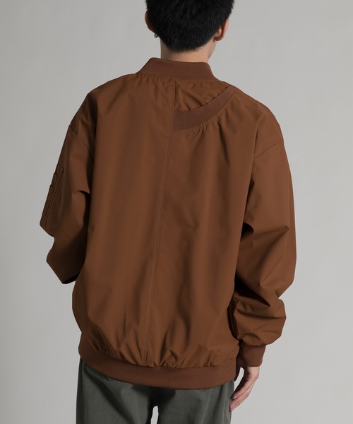 aimoha(アイモハ)の「【aimoha neo】Stylish Casual MA-1(MA-1・メンズ・オレンジ/グリーン/ブラック/オフホワイト・MEDIUM/LARGE/X-LARGE/XX-LARGE/XXX-LARGE)」の9枚目の写真
