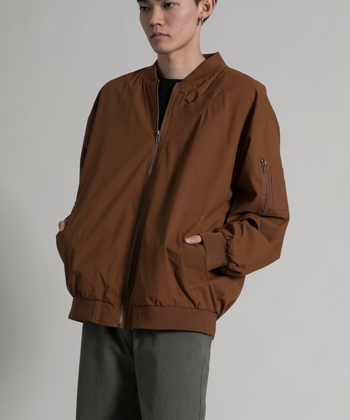 aimoha(アイモハ)の「【aimoha neo】Stylish Casual MA-1(MA-1・メンズ・オレンジ/グリーン/ブラック/オフホワイト・MEDIUM/LARGE/X-LARGE/XX-LARGE/XXX-LARGE)」の10枚目の写真