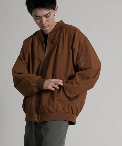 aimoha(アイモハ)の「【aimoha neo】Stylish Casual MA-1(MA-1・メンズ・オレンジ/グリーン/ブラック/オフホワイト・MEDIUM/LARGE/X-LARGE/XX-LARGE/XXX-LARGE)」の12枚目の写真