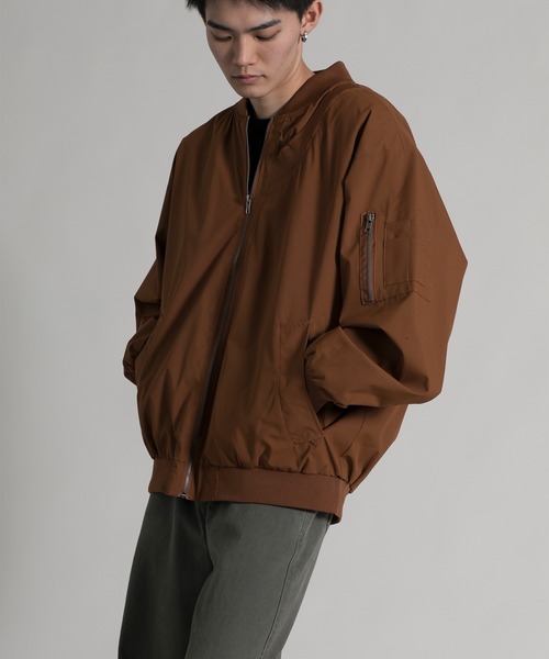 aimoha(アイモハ)の「【aimoha neo】Stylish Casual MA-1(MA-1・メンズ・オレンジ/グリーン/ブラック/オフホワイト・MEDIUM/LARGE/X-LARGE/XX-LARGE/XXX-LARGE)」の13枚目の写真