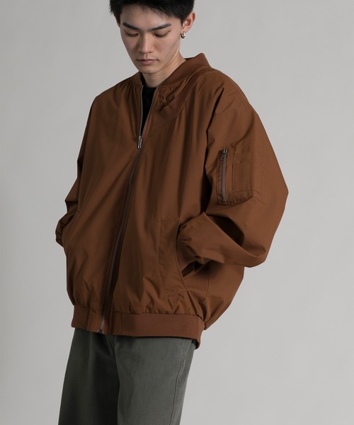 aimoha(アイモハ)の「【aimoha neo】Stylish Casual MA-1(MA-1・メンズ・オレンジ/グリーン/ブラック/オフホワイト・MEDIUM/LARGE/X-LARGE/XX-LARGE/XXX-LARGE)」の14枚目の写真