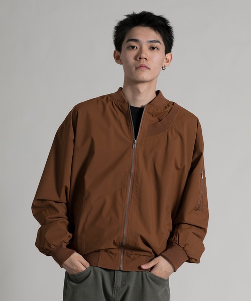 aimoha(アイモハ)の「【aimoha neo】Stylish Casual MA-1(MA-1・メンズ・オレンジ/グリーン/ブラック/オフホワイト・MEDIUM/LARGE/X-LARGE/XX-LARGE/XXX-LARGE)」の20枚目の写真