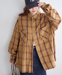 DISCOAT | 【WEB限定/ユニセックス】オンブレチェックオーバーシャツ(シャツ/ブラウス)