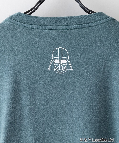 STAR WARS(スターウォーズ)の「【STARWARS/スターウォーズ】パウダーブリーチ加工 ビッグシルエットロンT ドロップショルダー オーバーサイズ ヴィンテージ加工(Tシャツ/カットソー・メンズ・グリーン系その他2/グレー系その他2/ブルー系その他/グレー系その他・MEDIUM/LARGE)」の15枚目の写真