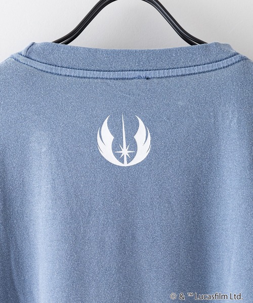 STAR WARS(スターウォーズ)の「【STARWARS/スターウォーズ】パウダーブリーチ加工 ビッグシルエットロンT ドロップショルダー オーバーサイズ ヴィンテージ加工(Tシャツ/カットソー・メンズ・グリーン系その他2/グレー系その他2/ブルー系その他/グレー系その他・MEDIUM/LARGE)」の6枚目の写真