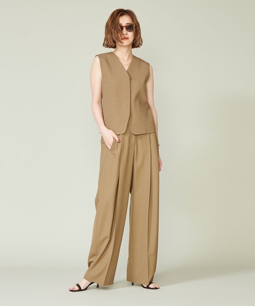 conte（コンテ）の「＜conte＞フライフロント ジレ（ベスト）」 - WEAR