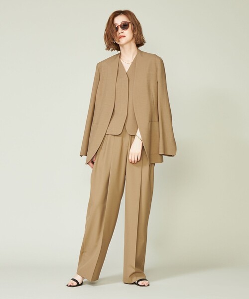 Conte フライフロントジレ　ベスト conte（コンテ）の「＜conte＞フライフロント ジレ（ベスト）」 - WEAR