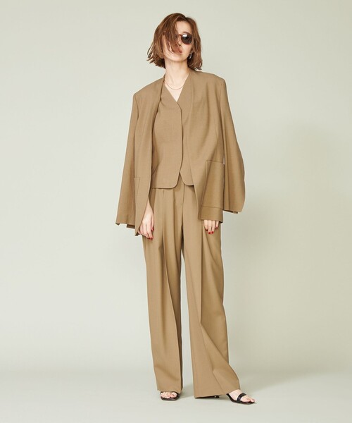 conte（コンテ）の「＜conte＞フライフロント ジレ（ベスト）」 - WEAR