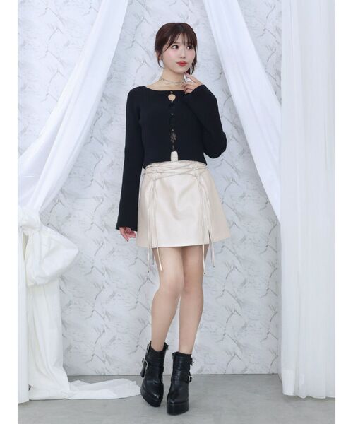 EATME（イートミー）の「カットアウトビジューニット（ニット/セーター・レディース・アイボリー/ブラック/ピンク/その他1・FREE）」の17枚目の写真