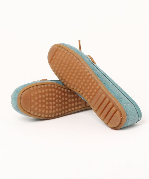 Minnetonka(ミネトンカ)の「/MINNETONKA/モカシン キャンバス モック CANVAS MOC(モカシン/デッキシューズ・レディース・ライトブルー・US5/US5.5)」の3枚目の写真