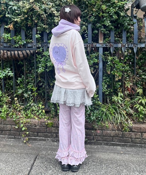 Candy Stripper（キャンディストリッパー）の「SWEET THINGS FRILL FLARE パンツ（その他パンツ・レディース・ピンク/ブラック/ライトブルー・2）」の19枚目の写真