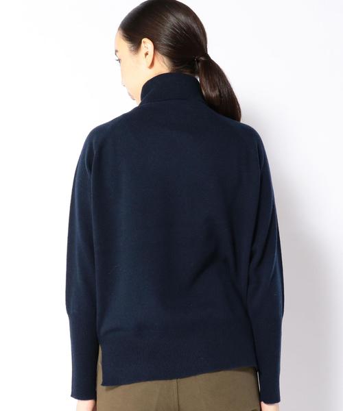 SHIPS Days（シップスデイズ）の「SHIPS Days: ウォッシャブル カシミヤ タートルネックプルオーバー◇（ニット/セーター・レディース・ホワイト/グレー/ネイビー/ダークネイビー・S～Ｍ/M～Ｌ）」の10枚目の写真