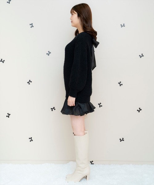 WILLSELECTION（ウィルセレクション）の「ニットプルオーバー×バルーンスカートセット（セットアップ・レディース・ベージュ/グリーン/オフホワイト/ブラック・FREE）」の18枚目の写真