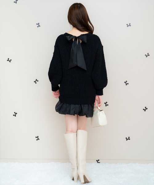 WILLSELECTION（ウィルセレクション）の「ニットプルオーバー×バルーンスカートセット（セットアップ・レディース・ベージュ/グリーン/オフホワイト/ブラック・FREE）」の19枚目の写真