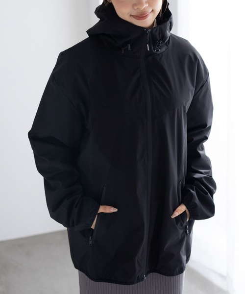 NAVY SOLOTEX(R) 裏メッシュフードジャケット（マウンテン