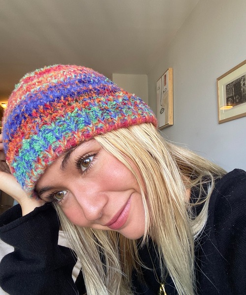 ROOPTOKYO（ループトウキョウ）の「【Sunkissed Sunflower / サンキッスド サンフラワー】グラデーションニットキャップ（ニットキャップ/ビーニー・レディース・レッド/グリーン・FREE）」の14枚目の写真