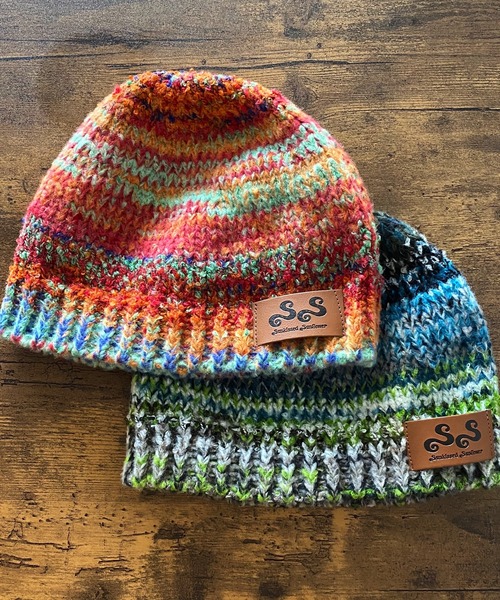 ROOPTOKYO（ループトウキョウ）の「【Sunkissed Sunflower / サンキッスド サンフラワー】グラデーションニットキャップ（ニットキャップ/ビーニー・レディース・レッド/グリーン・FREE）」の7枚目の写真