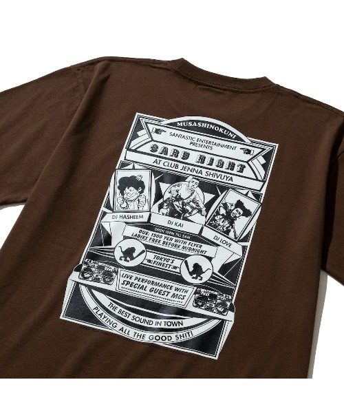 Kinetics（キネティクス）の「"Kinetics × TOKYO TRIBE" SANTA INOUE SARU NIGHT TEE（キネティクス × トーキョートライブ 井上三太 サル ナイト ティー）（Tシャツ/カットソー・メンズ・ホワイト/ブラウン・MEDIUM/LARGE/X-LARGE）」の12枚目の写真