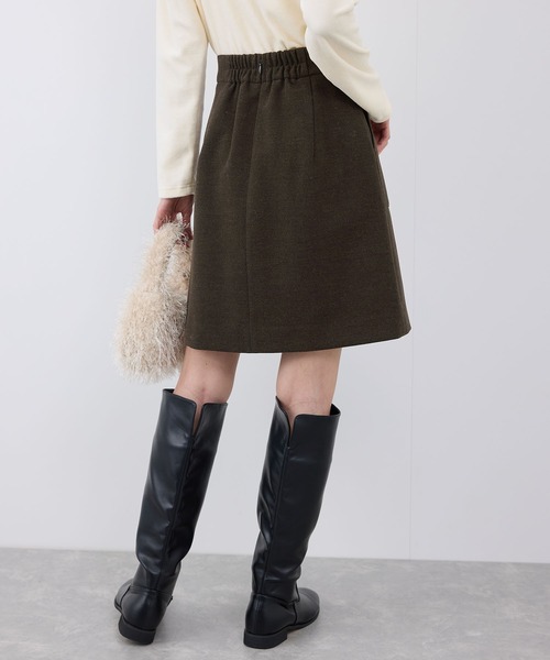 ROPE' PICNIC（ロペピクニック）の「ジャージメルトンスカート/リンクコーデ（スカート・レディース・ブラック/ダークブラウン/グレー・38/36）」の18枚目の写真