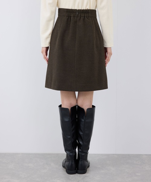 ROPE' PICNIC（ロペピクニック）の「ジャージメルトンスカート/リンクコーデ（スカート・レディース・ブラック/ダークブラウン/グレー・38/36）」の21枚目の写真