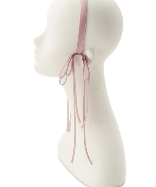 LILY BROWN（リリーブラウン）の「リボンフリンジカチューシャ（ヘア