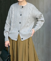 FORK&SPOON | FORK&SPOON　アラン柄ニットカーディガン(カーディガン/ボレロ)