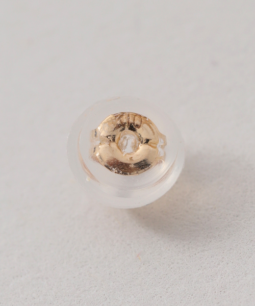 Lilas（リラ）の「J型パイプピアスL K10（両耳）（ピアス（両耳用
