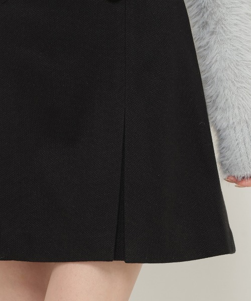 AND COUTURE(アンドクチュール)の「ツイードミニスカート(スカート・レディース・ブラック/グレー・MEDIUM/SMALL)」の7枚目の写真