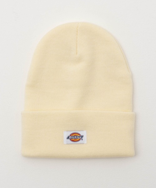 Dickies(ディッキーズ)の「Dickies ワンポイントロゴニットワッチ(ニットキャップ/ビーニー・メンズ・オフホワイト/グレー/ブラウン/ブラック・FREE)」の2枚目の写真