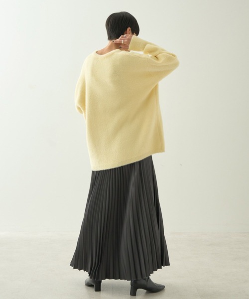 AMERICAN HOLIC（アメリカンホリック）の「フェアリーニットプルオーバー（ニット/セーター・レディース・ピンク/モカ/チャコールグレー/ライトイエロー/ターコイズブルー・M/L）」の15枚目の写真