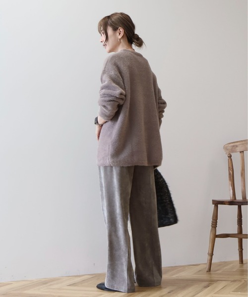 AMERICAN HOLIC（アメリカンホリック）の「フェアリーニットプルオーバー（ニット/セーター・レディース・ピンク/モカ/チャコールグレー/ライトイエロー/ターコイズブルー・M/L）」の19枚目の写真