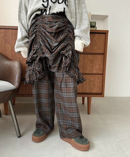 apres jour mignon（アプレジュールミニョン）の「ミディスカート×パンツセット【ZOZOTOWN限定アイテム】（その他パンツ・レディース・ブラック/ブラウン系その他/ブラック系その他・X-LARGE/SMALL/MEDIUM）」の19枚目の写真