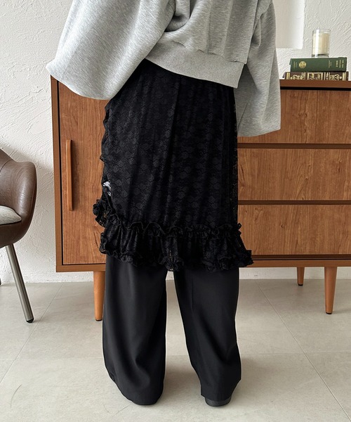 apres jour mignon（アプレジュールミニョン）の「ミディスカート×パンツセット【ZOZOTOWN限定アイテム】（その他パンツ・レディース・ブラック/ブラウン系その他/ブラック系その他・X-LARGE/SMALL/MEDIUM）」の14枚目の写真