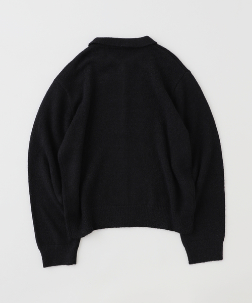 PULP/417EDIFICE（パルプフォーワンセブンエディフィス）の「【SHERMER / シャーマー】SHAGGY DATE KNIT（カーディガン/ボレロ・メンズ・ブラック・1）」の2枚目の写真